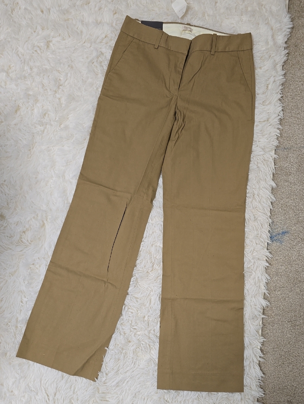 J. CREW Straight Fit Pants in Khaki